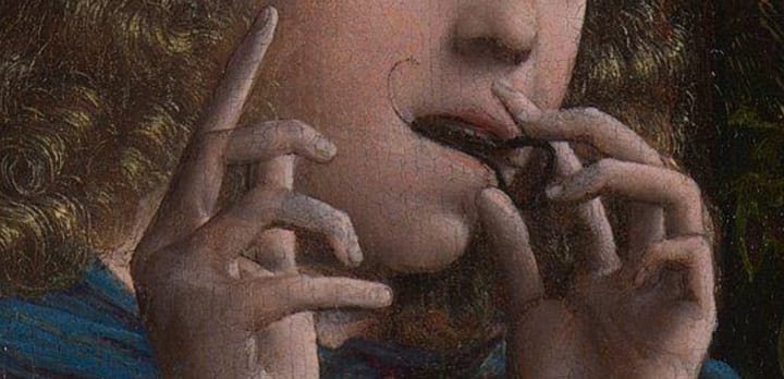 Early Music details in the newly acquired panel at the National Gallery